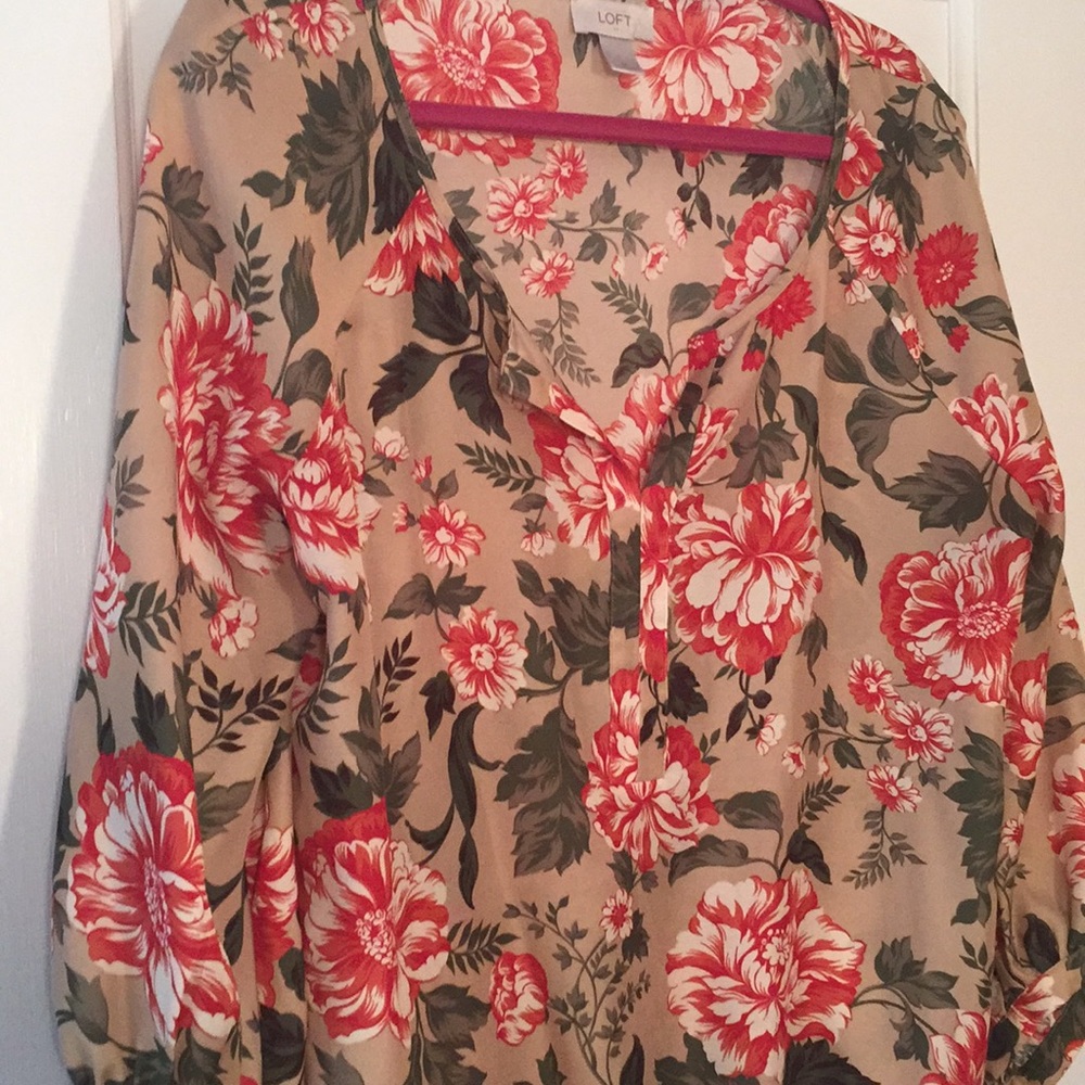 V-Neck Loft Blouse